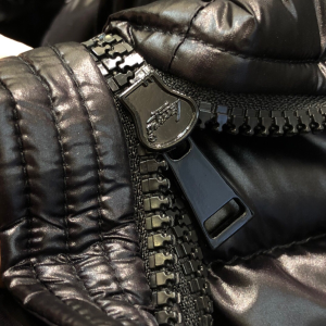 Luxury Womens Clothing Moncler Moka Quilted Down Coat in Black 1234 A29PP980 AA168278