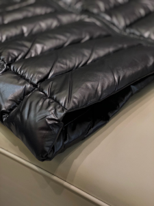 Luxury Womens Clothing Moncler Moka Quilted Down Coat in Black 1234 A29PP980 AA168278