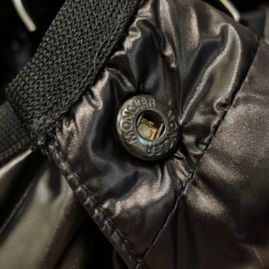 Luxury Womens Clothing Moncler Moka Quilted Down Coat in Black 1234 A29PP980 AA168278