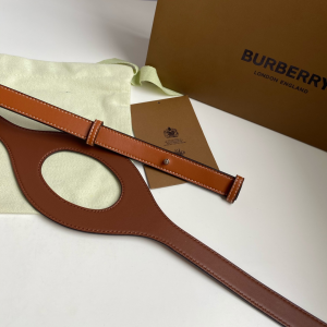 Luxury Womens Belts Burberry Leather Belt in Brown 20MM A175PP240 AA169033