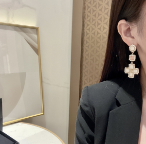 Luxury Womens Jewelry Chanel Earring Chanel Crystals Cross Earring A152PP180 AA168969