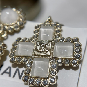 Luxury Womens Jewelry Chanel Earring Chanel Crystals Cross Earring A152PP180 AA168969