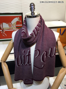 Louis Vuitton Handwriting Monogram Cashmere Wool Scarf Burgundy Louis Vuitton Handwriting Monogram Cashmere Wool Scarf Burgundy