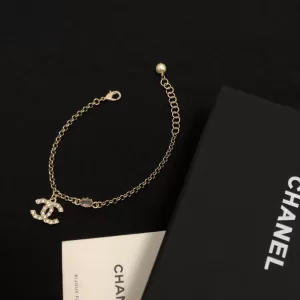 Chanel Bracelet Chanel Crystal CC Chain Bracelet 