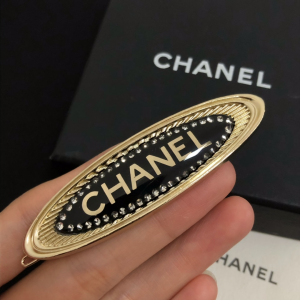 Chanel Hair Clip Chanel Monogram Logo Hair Clip 