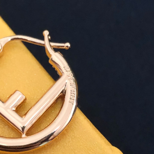 Luxury Womens Jewelry Fendi Earring Fendi F IS Hoop Earrings A39PP120 AA169151