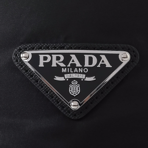 Luxury Womens Hats Prada Nylon Bucket Hat in Black A154PP380 AA169595