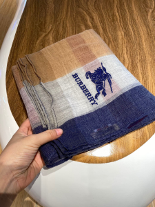 Luxury Womens Scarf Burberry Check Cashmere Silk Scarf 75x200CM A151PP240 AA169392