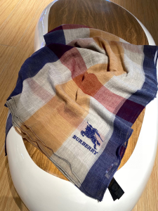 Luxury Womens Scarf Burberry Check Cashmere Silk Scarf 75x200CM A151PP240 AA169392
