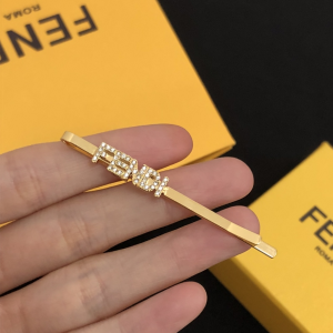 Fendi Hair Clips Crystals 