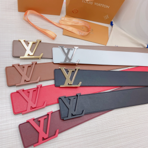 Luxury Womens Belts Louis Vuitton LV Calf Leather Belt 70MM A175PP340 AA170320