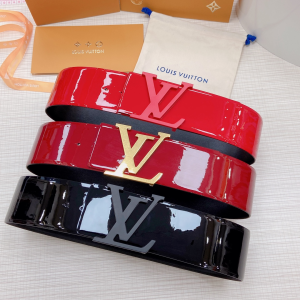 Louis Vuitton LV Patent Leather Belt 70MM 