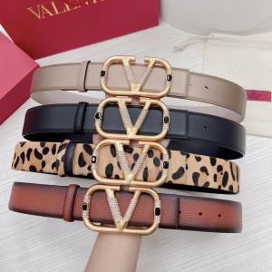 Valentino Vlogo Calf Leather Belt 40MM 