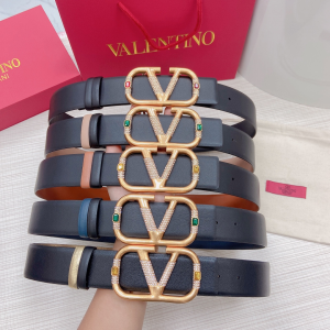 Valentino Vlogo Calf Leather Belt 40MM 