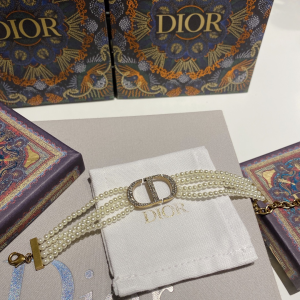 Dior Bracelet Dior Crystals CD Pearls Bracelet 