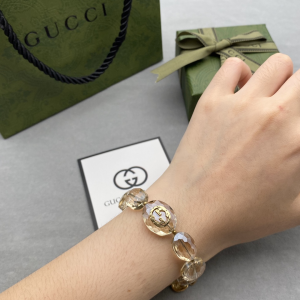 Luxury Womens Jewelry Gucci Bracelet Gucci Interlocking G Bracelet A152PP110 AA170265