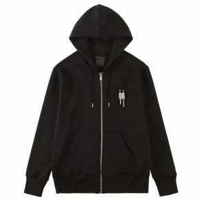 Givenchy Zipped Hoodie Padlock Sweatshirt Black Givenchy Zipped Hoodie Padlock Sweatshirt Black