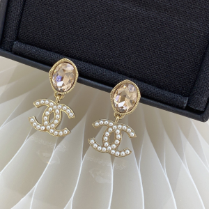 Replica Womens Jewelry Chanel Earring Chanel CC Pearl Earrings A205PP150 AA170569