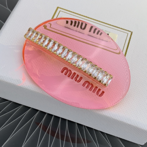 Miu Miu Hair Clip Plexiglas 