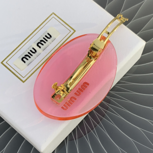 Replica Womens Jewelry Miu Miu Hair Clip in Plexiglas A205PP170 AA170566