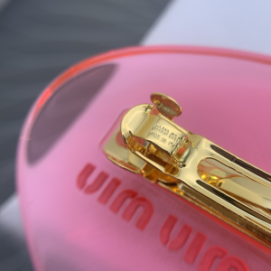 Replica Womens Jewelry Miu Miu Hair Clip in Plexiglas A205PP170 AA170566