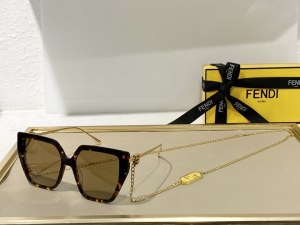 Fendi Luxury Sunglasses FF40012 Brown 