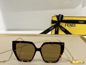 Replica Womens Sunglasses Fendi Luxury Sunglasses FF40012 Brown A182PP150 AA170477