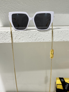 Replica Womens Sunglasses Fendi Luxury Sunglasses FF40012 White A182PP150 AA170475