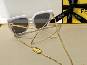 Replica Womens Sunglasses Fendi Luxury Sunglasses FF40012 White A182PP150 AA170475
