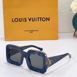 Louis Vuitton Luxury Sunglasses Z1591E Blue 