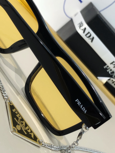 Replica Womens Sunglasses Prada Luxury Sunglasses SPR19WF Black A182PP150 AA170530