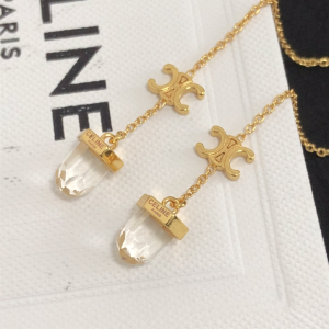 Luxury Womens Jewelry Celine Earring Celine Triomphe Drop Earrings A39PP120 AA170639