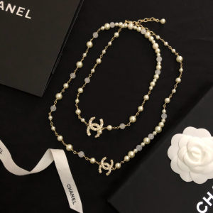 Chanel Necklace Chanel Pearls CC Long Necklace 