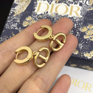 Luxury Womens Jewelry Dior Earring Dior Gold CD Navy Earrings A39PP110 AA170637