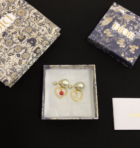 Luxury Womens Jewelry Dior Earring Dior Gold Heart Tribales Earrings A39PP120 AA170636