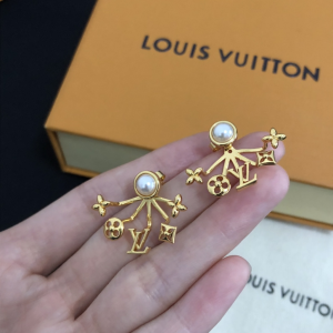 Louis Vuitton Earrings LV Gold Cruiser Earrings 
