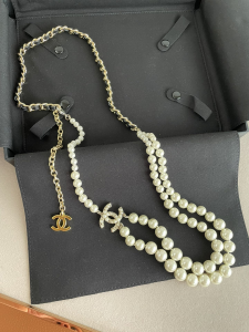 Luxury Womens Belt Chanel Belt Chanel CC Pearls Belt A175PP280 AA171268