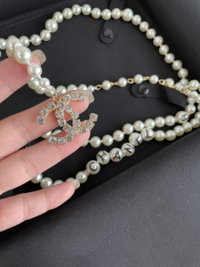 Luxury Womens Belt Chanel Belt Chanel Crystals CC Pearls Belt A175PP280 AA171270