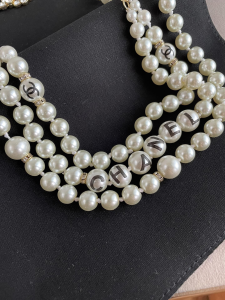 Luxury Womens Belt Chanel Belt Chanel Crystals CC Pearls Belt A175PP280 AA171270