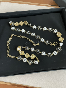 Luxury Womens Belt Chanel Belt Chanel Multi Round CC Logo Belt A175PP280 AA171267