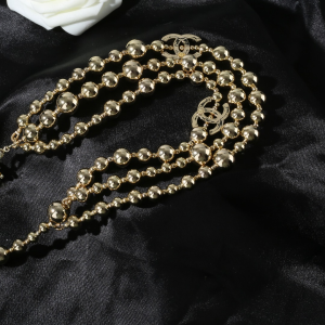 Luxury Womens Belt Chanel Belt Chanel CC Gold Ball Necklace A152PP280 AA171225