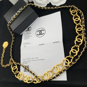 Luxury Womens Belt Chanel Belt Chanel Gold CC Links Necklace A152PP280 AA171227