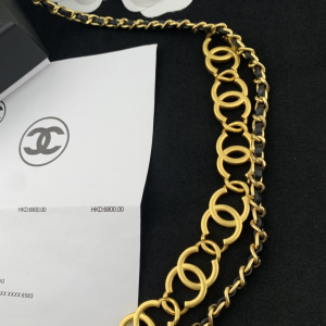 Luxury Womens Belt Chanel Belt Chanel Gold CC Links Necklace A152PP280 AA171227