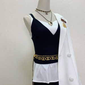 Luxury Womens Belt Chanel Belt Chanel Gold CC Links Necklace A152PP280 AA171227