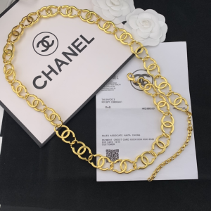 Chanel Belt Chanel Gold CC Links Necklace 