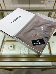Chanel CC Logo Silk Scarf 