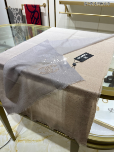 Luxury Womens Scarf Chanel CC Logo Silk Scarf A151PP230 AA170958