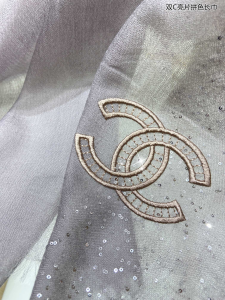 Luxury Womens Scarf Chanel CC Logo Silk Scarf A151PP230 AA170958