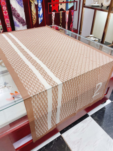 Luxury Womens Scarf Dior Oblique Silk Scarf in Brown 100x200A151PP260 AA170953