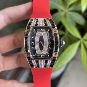 Richard Mille VIP RM007 Diamonds Lady Watch Red Strap Richard Mille VIP RM007 Diamonds Lady Watch Red Strap